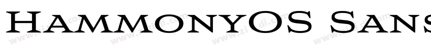 HammonyOS Sans SC Bo字体转换